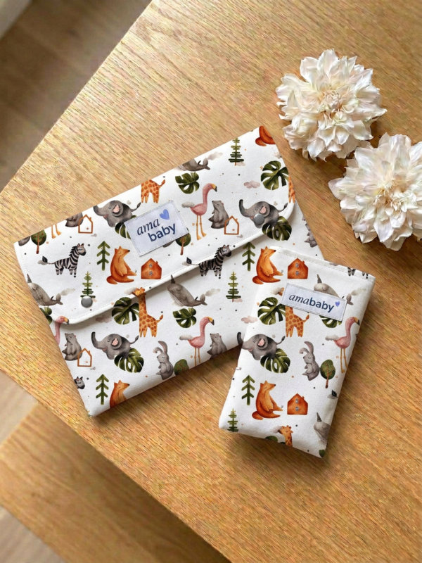 Hamaca Amababy con estampado Safari