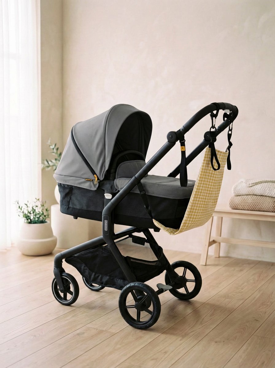 VICHY AMARILLO-2 Hamaca Amababy con estampado Vichy Amarillo