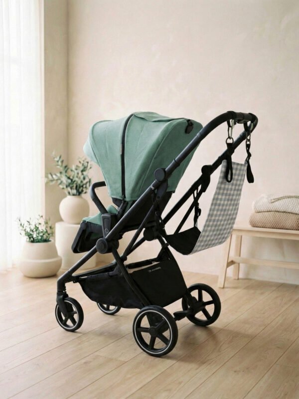 Hamaca Amababy con estampado Vichy Gris